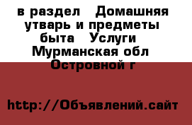  в раздел : Домашняя утварь и предметы быта » Услуги . Мурманская обл.,Островной г.